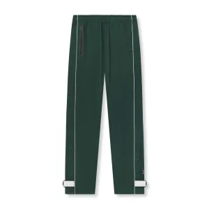 0998. Herringbone Terry Snap Button Sweats - Forest Green