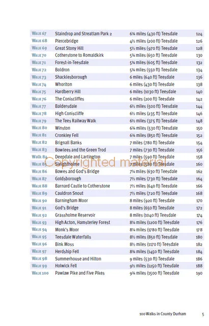 100 Walks in County Durham