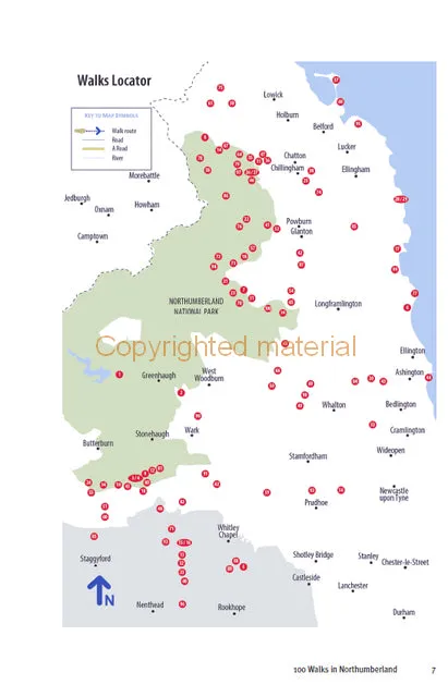 100 Walks in Northumberland