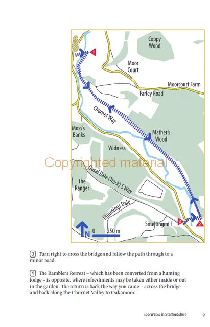 100 Walks in Staffordshire