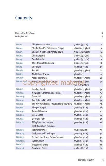 100 Walks in Surrey
