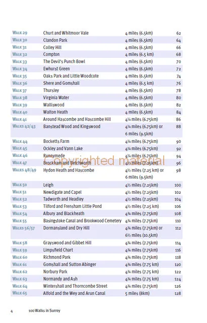 100 Walks in Surrey