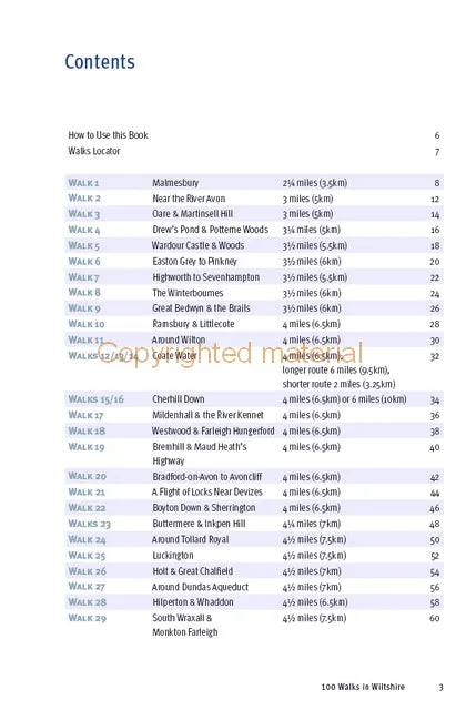100 Walks in Wiltshire