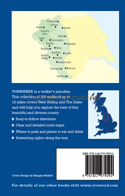 100 Walks in Yorkshire West Riding & The Dales