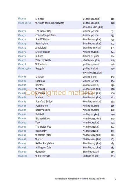 100 Walks in Yorkshire