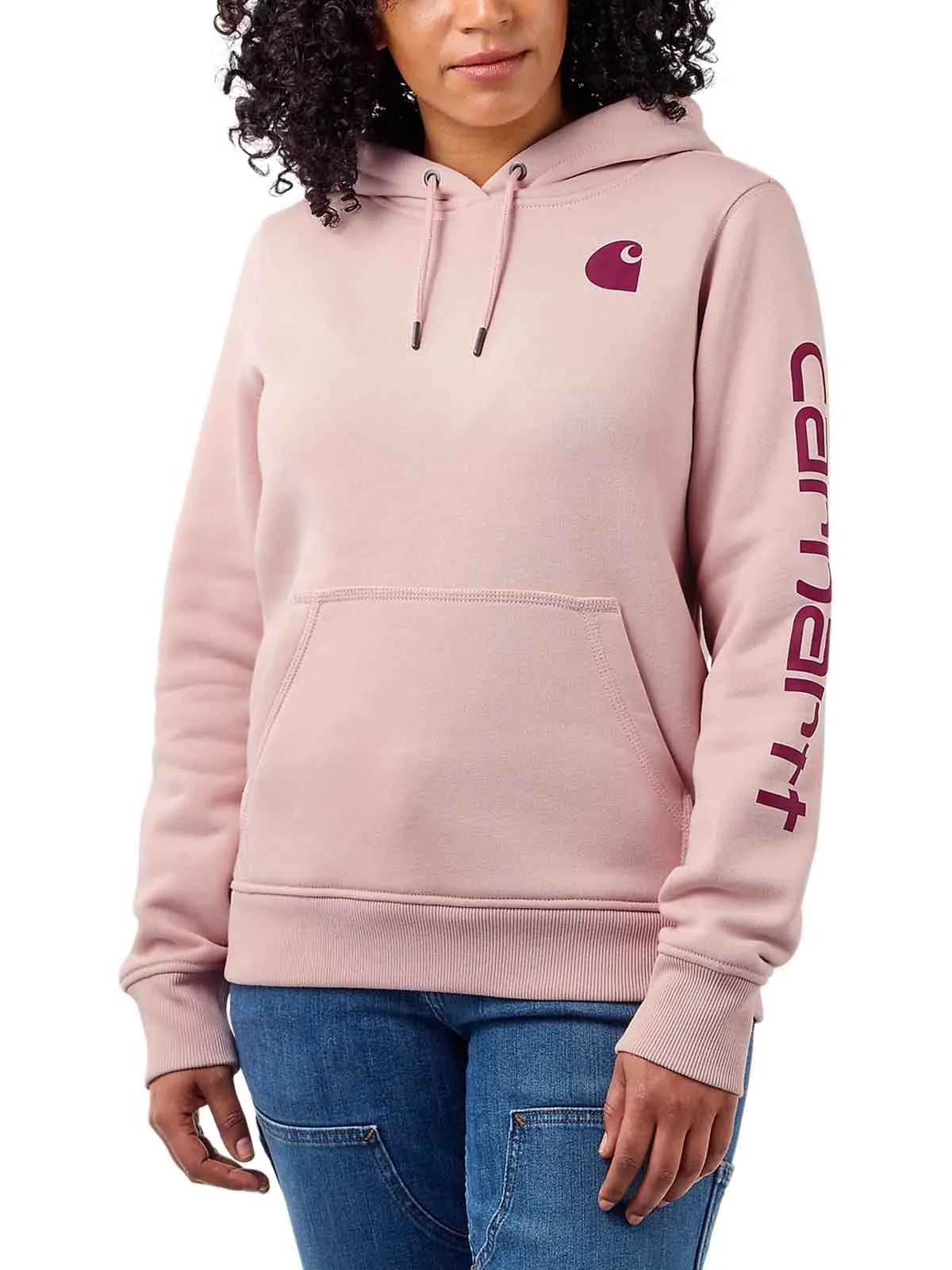 102791&#x20;Women&#x2032;s&#x20;Hoodie&#x20;with&#x20;Sleeve&#x20;Logo&#xA0;-&#x20;Carhartt