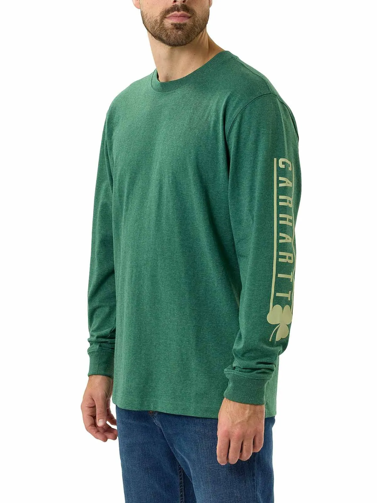 105233&#x20;Work&#x20;T-shirt&#x20;Long&#x20;Sleeve&#x20;Shamrock&#x20;Graphic&#x20;Print&#x20;-&#x20;Carhartt