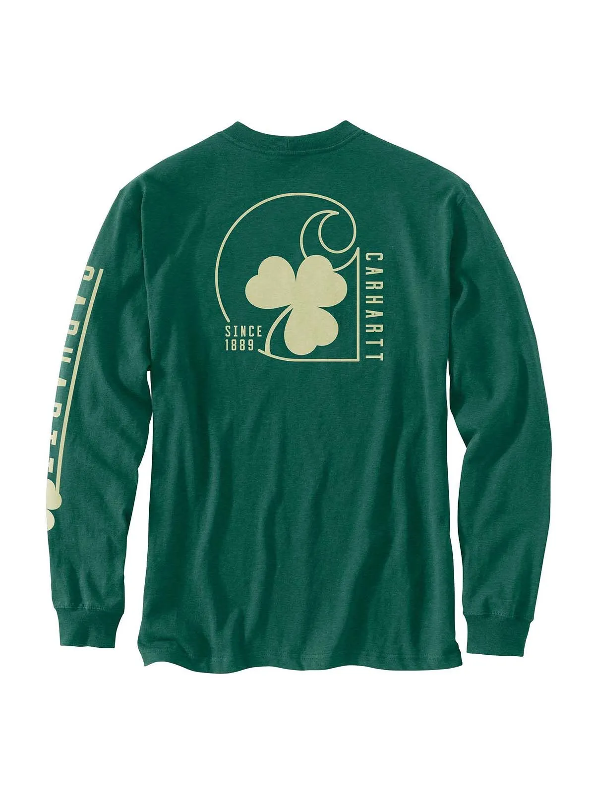 105233&#x20;Work&#x20;T-shirt&#x20;Long&#x20;Sleeve&#x20;Shamrock&#x20;Graphic&#x20;Print&#x20;-&#x20;Carhartt