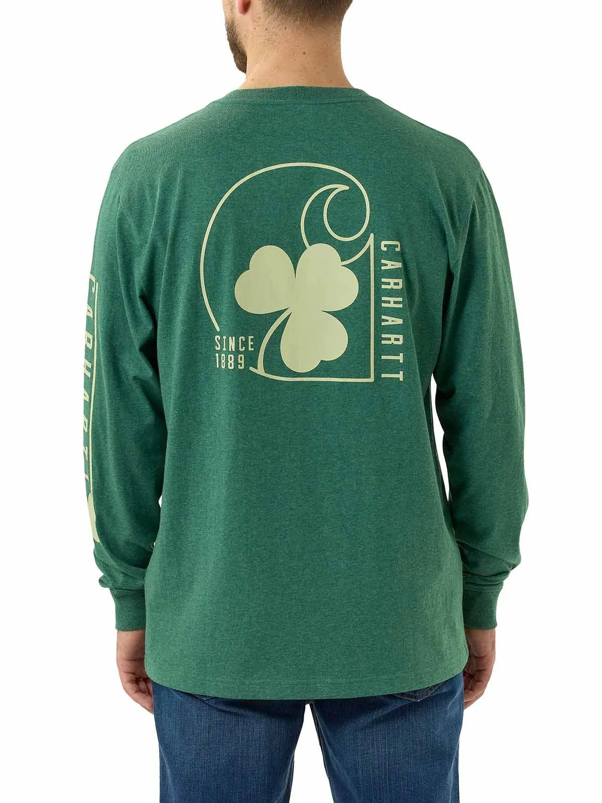 105233&#x20;Work&#x20;T-shirt&#x20;Long&#x20;Sleeve&#x20;Shamrock&#x20;Graphic&#x20;Print&#x20;-&#x20;Carhartt