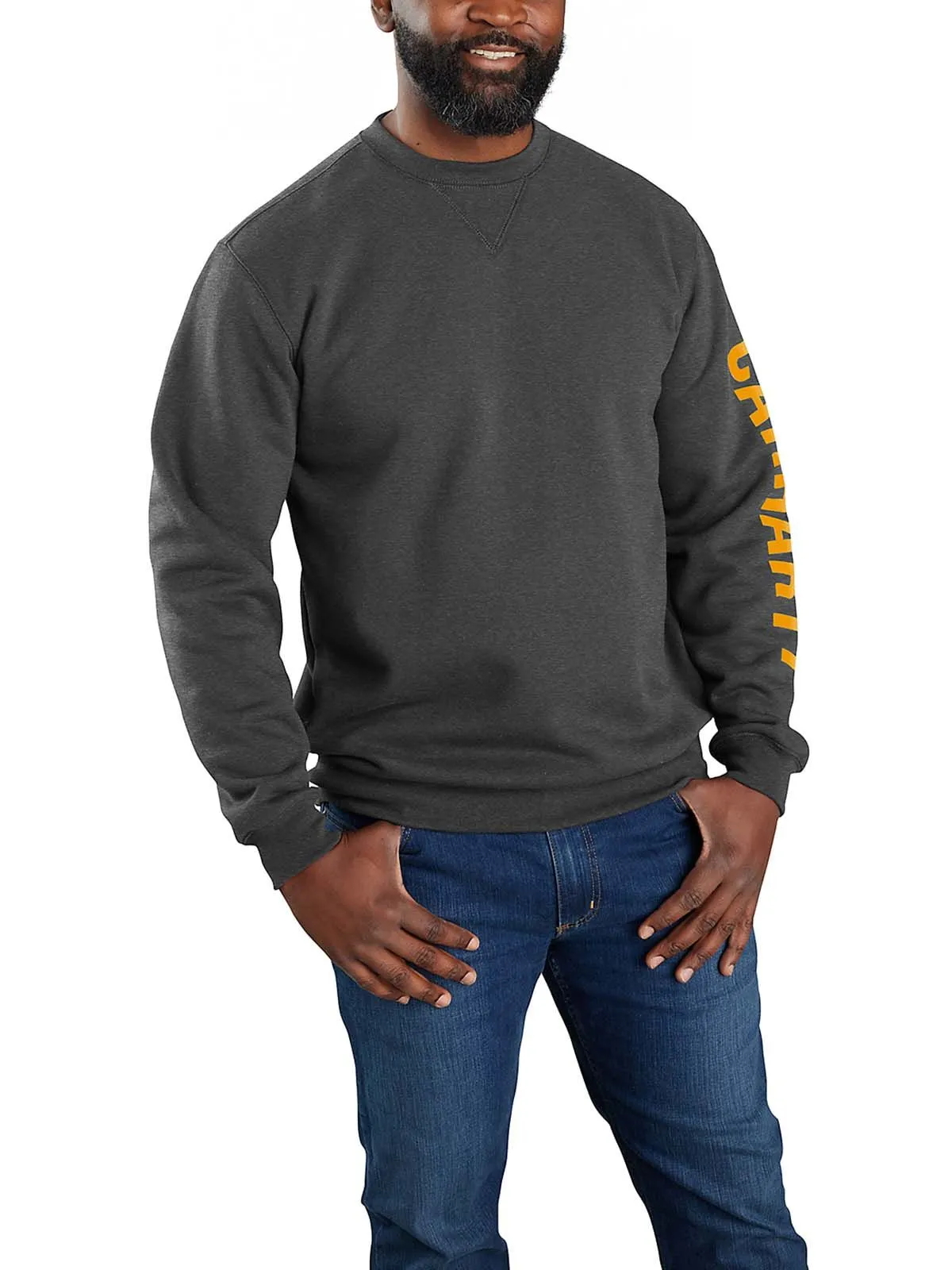 105444&#x20;Work&#x20;Sweater&#x20;Sleeve&#x20;Logo&#x20;Midweight&#x20;-&#x20;Carhartt