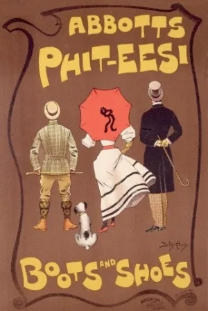 1900-1910 French Art Nouveau Poster, Abbotts Phit-Eesi -Hardy