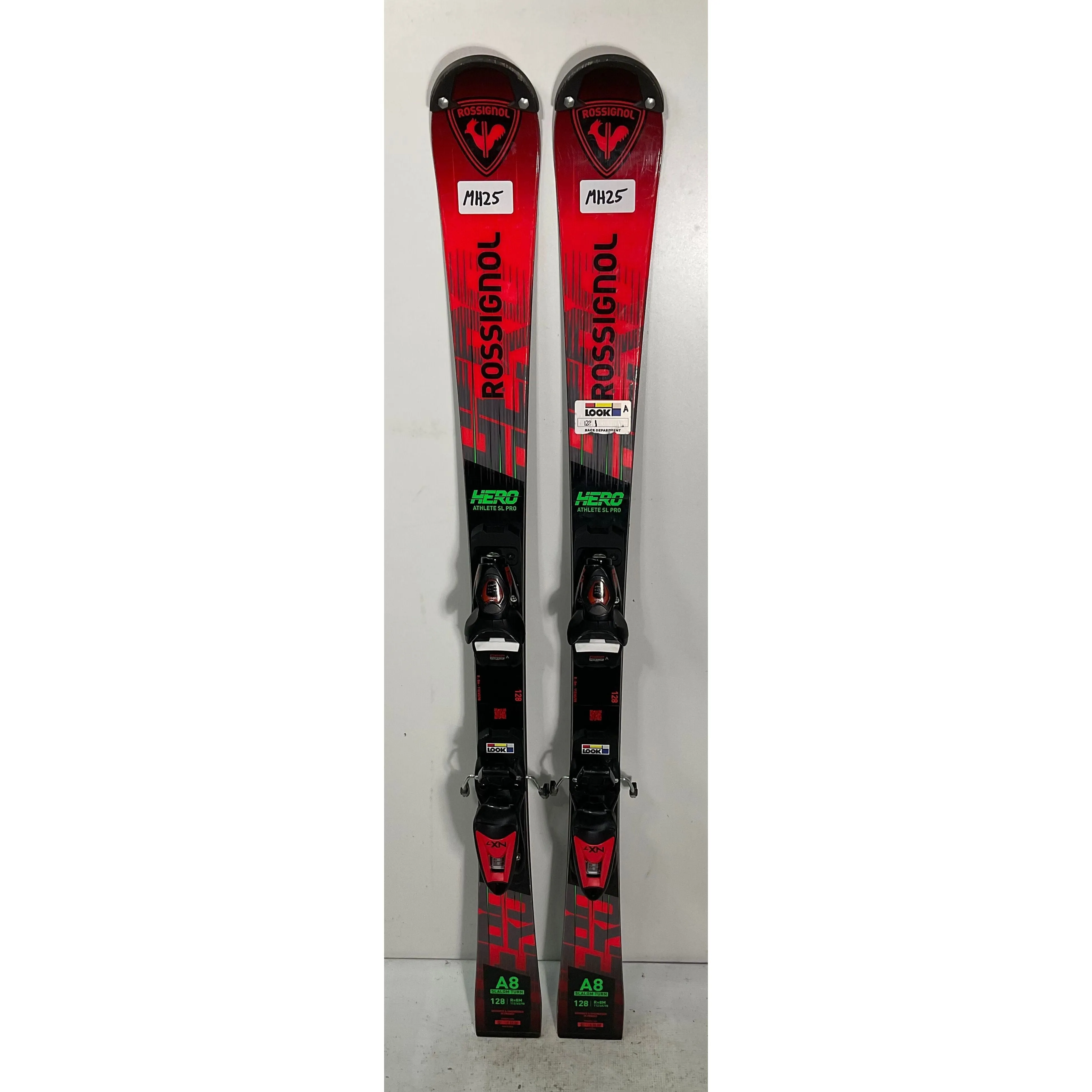 2025 Rossignol Hero Athlete SL Pro 128cm Jr Skis w/ NX7 Bindings