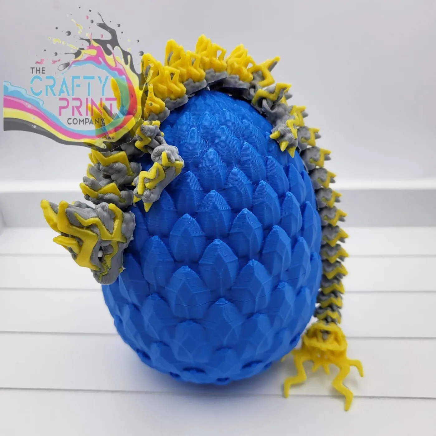 3D Printed Storm Dragon in Egg