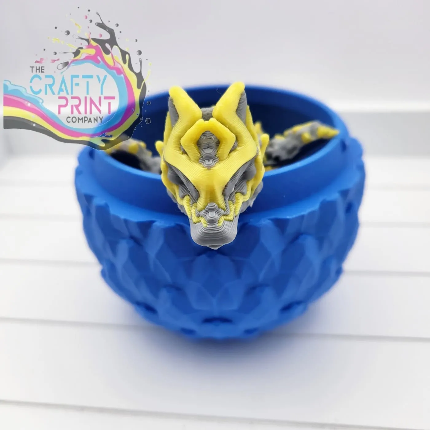 3D Printed Storm Dragon in Egg