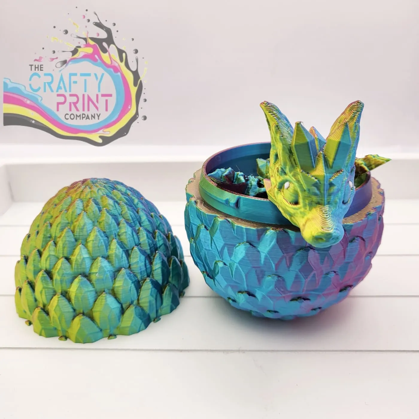 3D Printed Wolf Dragon and Egg