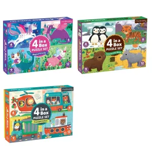 4 in a box - puzzle set