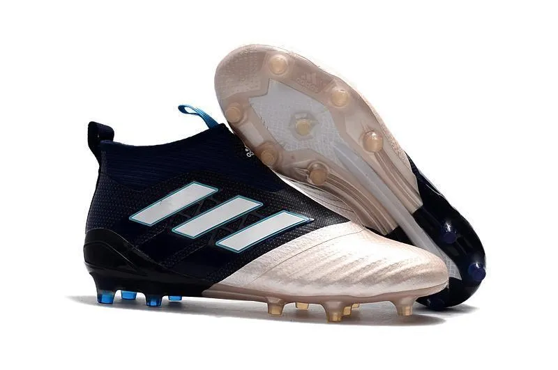 Adidas ACE Purecontrol FG Soccers shoes Gold/Blue/White