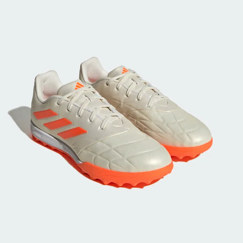 adidas Copa Pure.3 TF Turf Soccer Shoes - Off White / Team Solar Orange / Off White