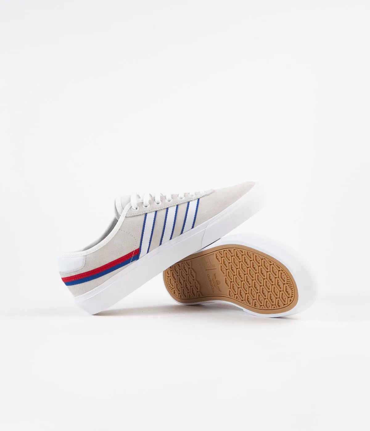 Adidas Delpala Shoes - Crystal White / White / Royal Blue