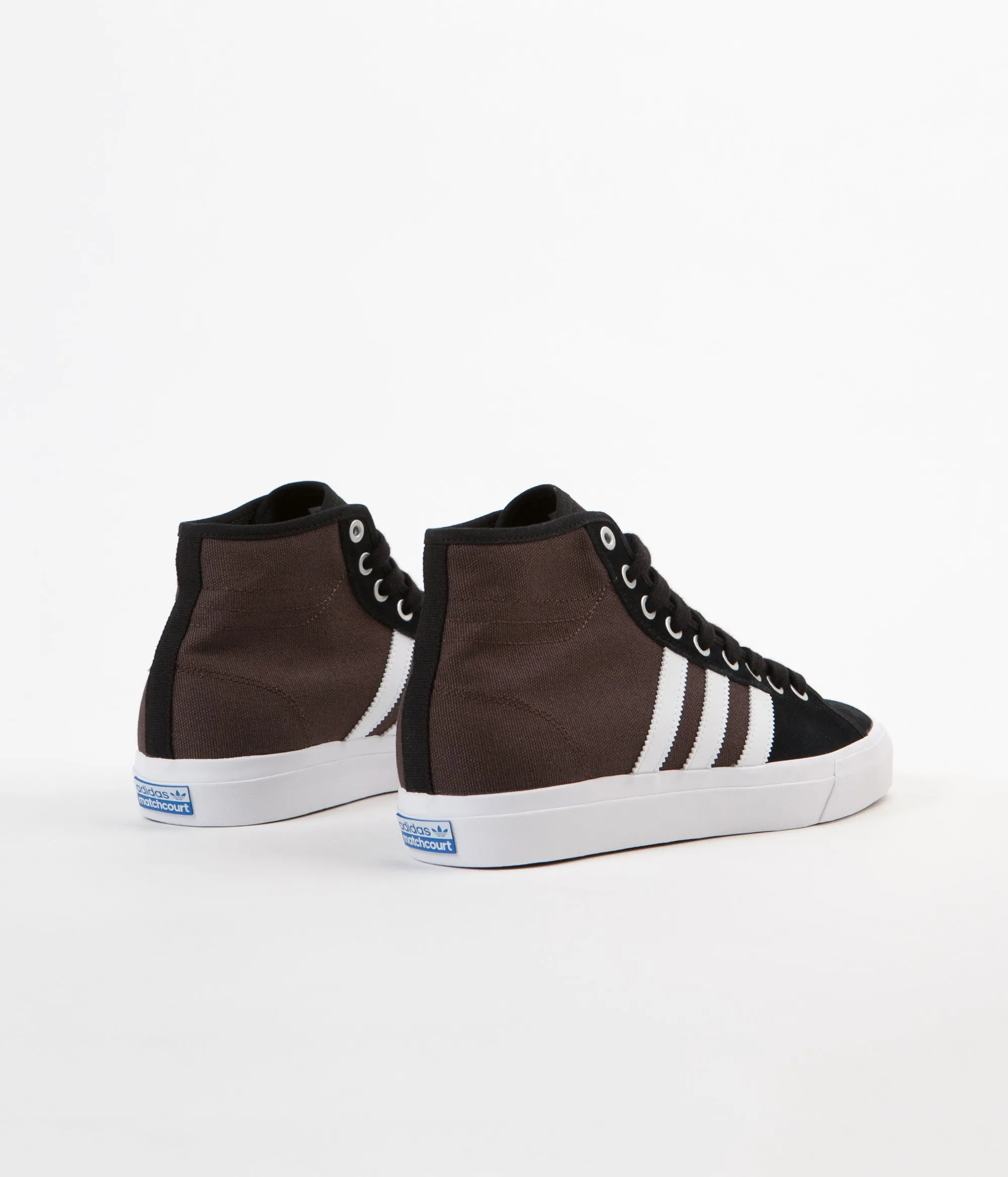 Adidas Matchcourt High RX Shoes - Core Black / White / Brown