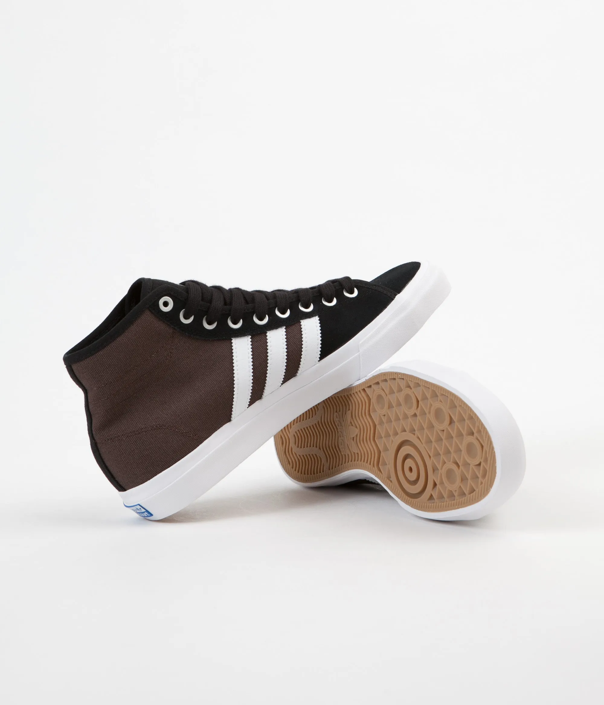 Adidas Matchcourt High RX Shoes - Core Black / White / Brown