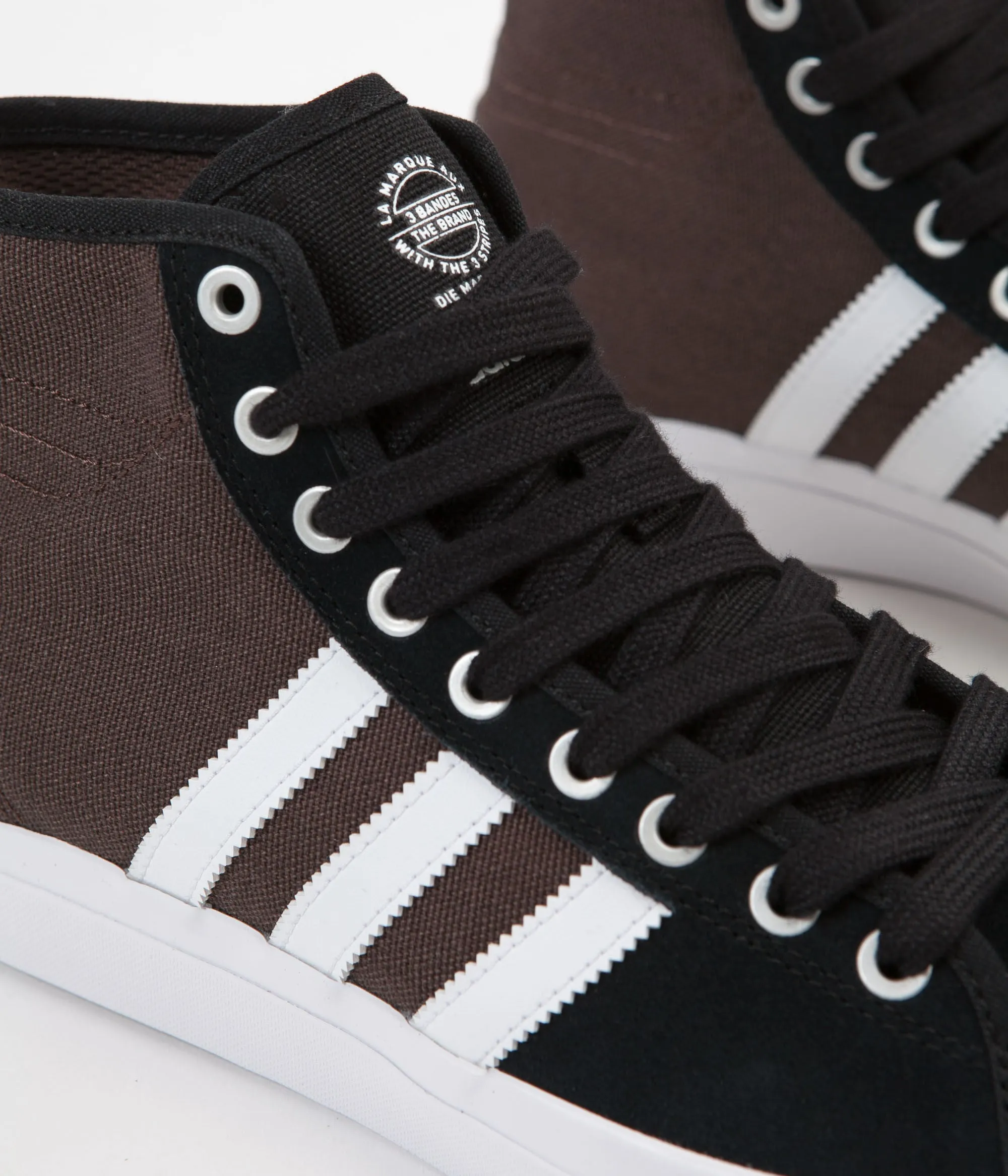 Adidas Matchcourt High RX Shoes - Core Black / White / Brown