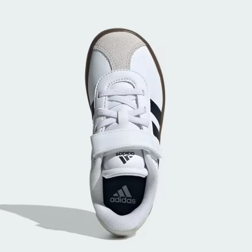 adidas VL Court 3.0 El C White Black Grey ID9155 Kids (LF)