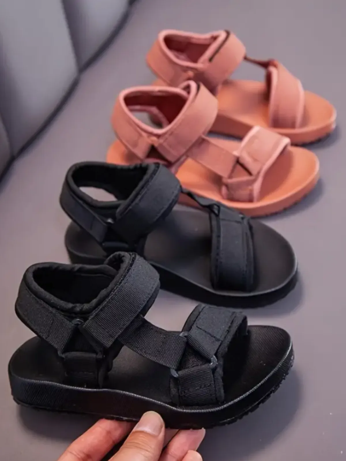 Adventure-Ready Velcro Sandals By Liv and Mia