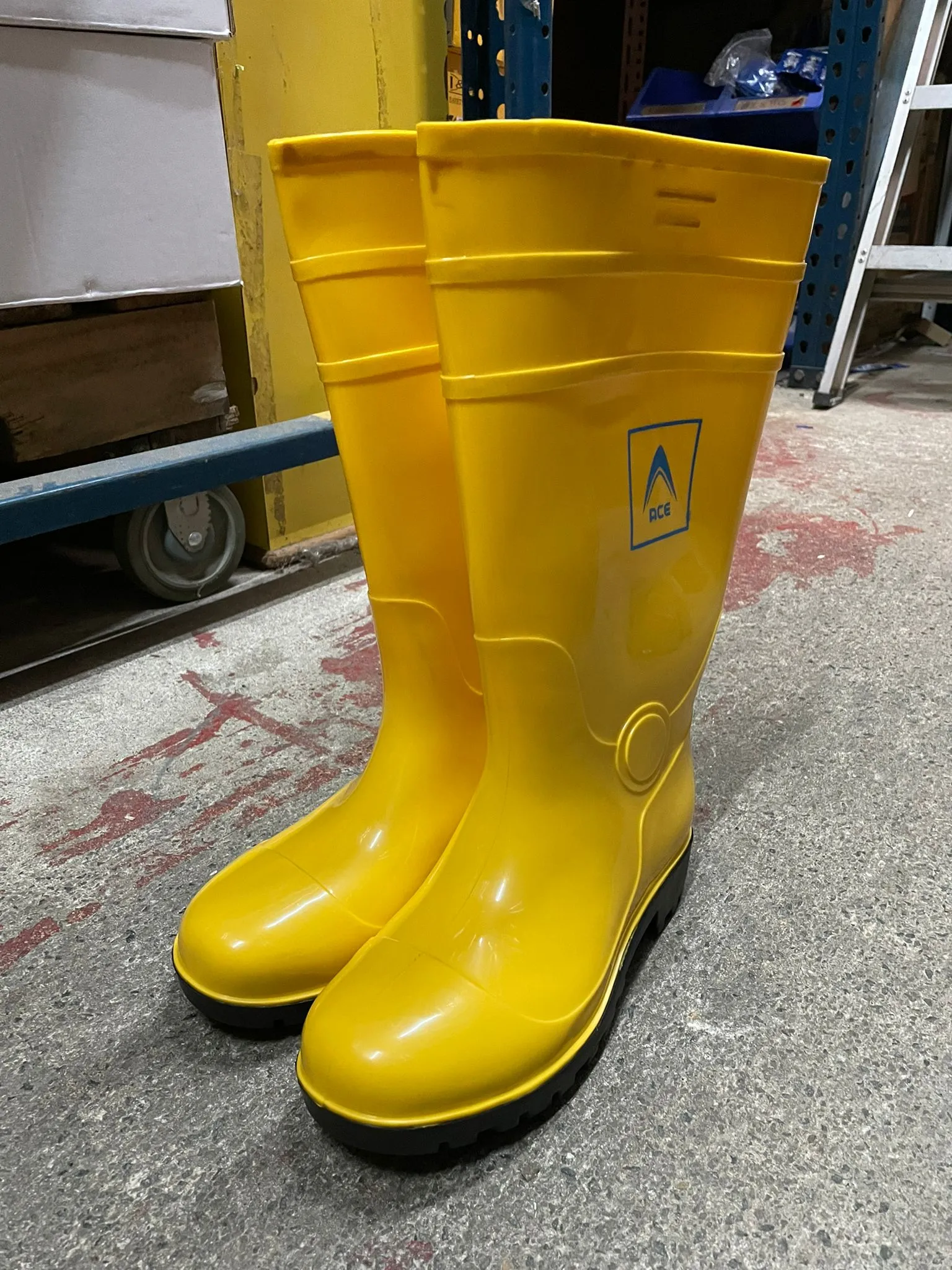 Aiko Yellow Boots C/W Steel Toe | Model : YB-AS