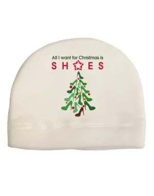 All I want for Christmas is Shoes Adult Fleece Beanie Cap Hat