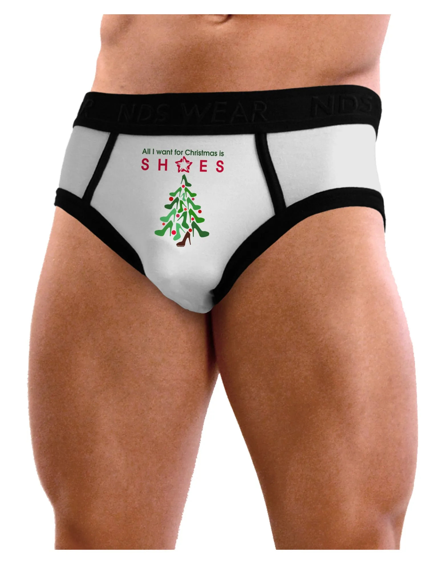 All I want for Christmas is Shoes Mens NDS Wear Briefs Underwear