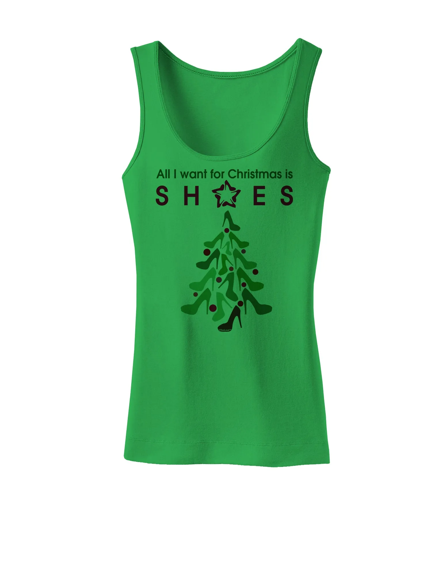 All I want for Christmas is Shoes Womens Tank Top