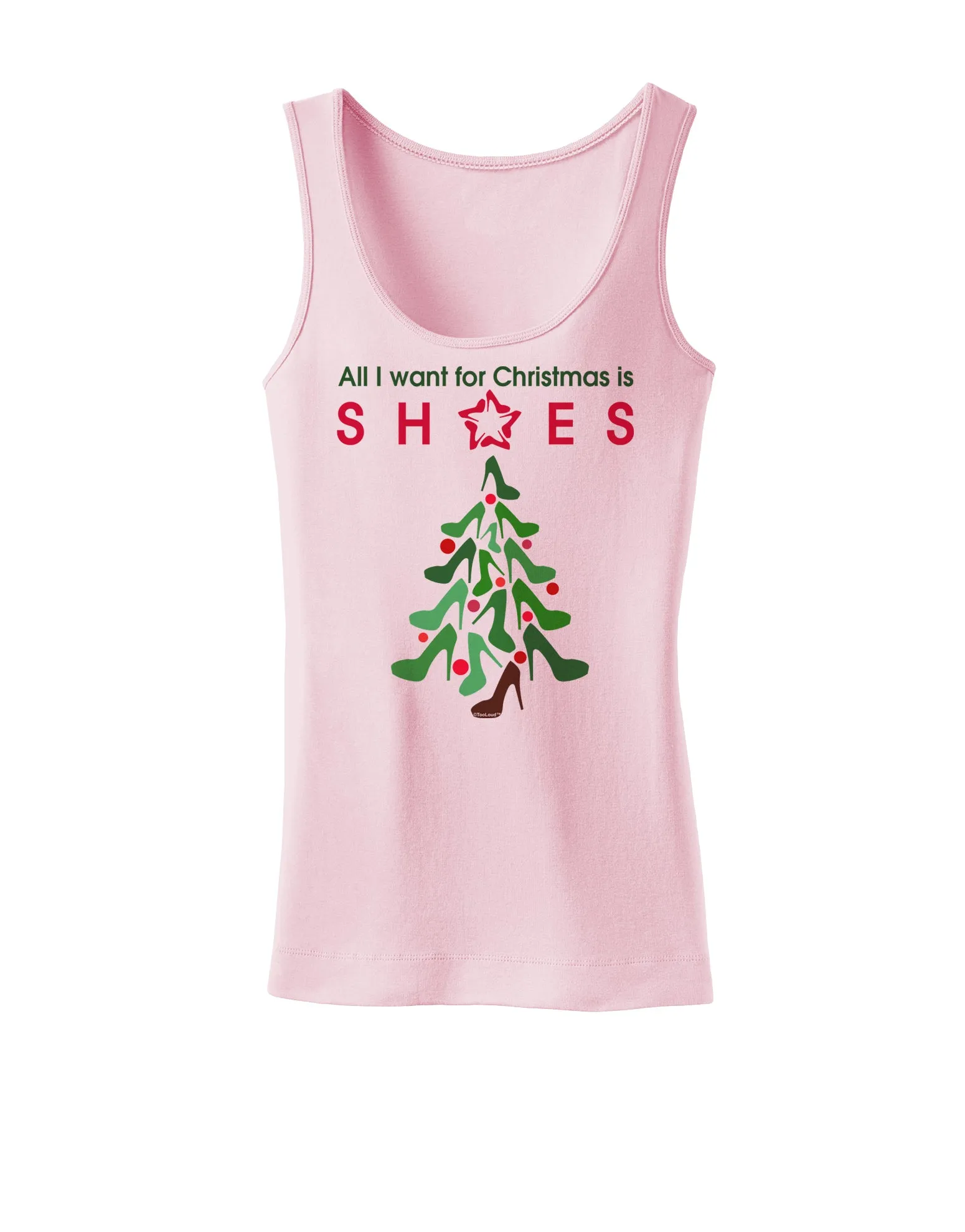 All I want for Christmas is Shoes Womens Tank Top