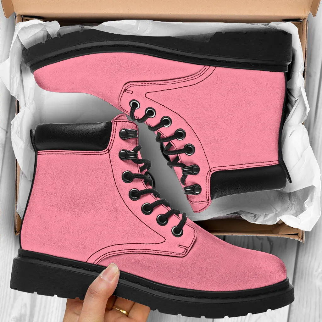 All-Season Boots_Pink_Micro-Suede