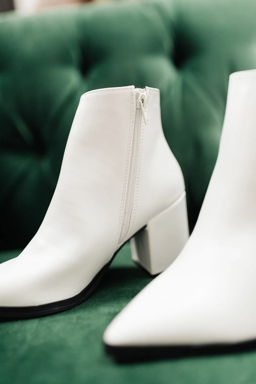 Amari Ankle Boots in White