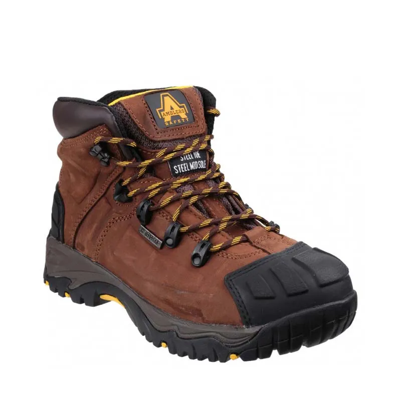 Amblers Waterproof Brown Boot S3 HRO FS39