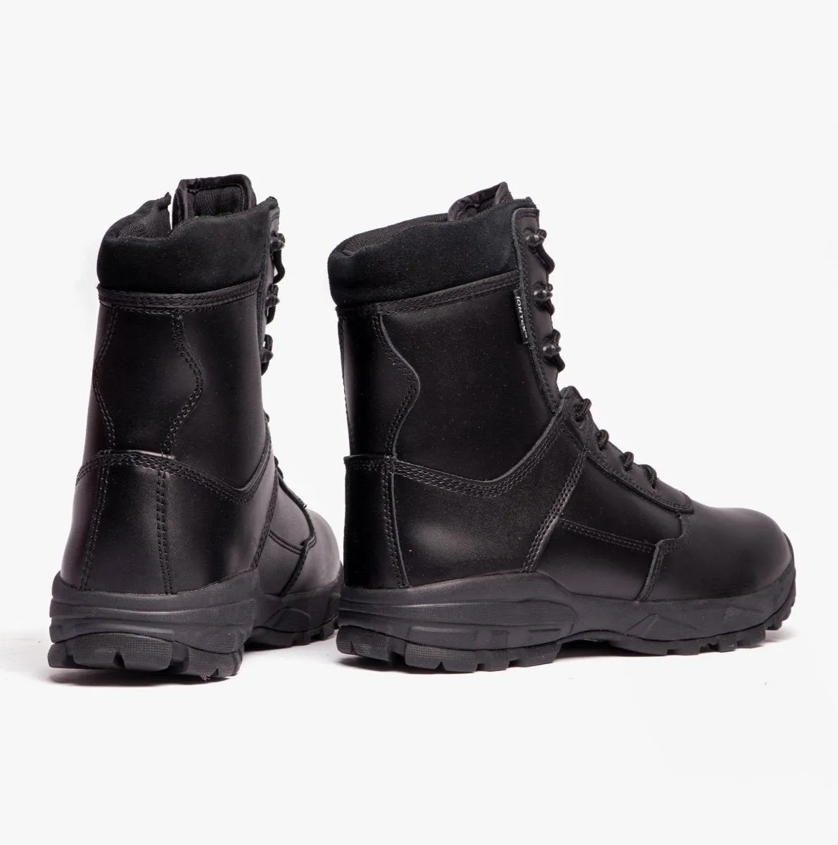 AMBUSH Unisex Leather Work Boots Black