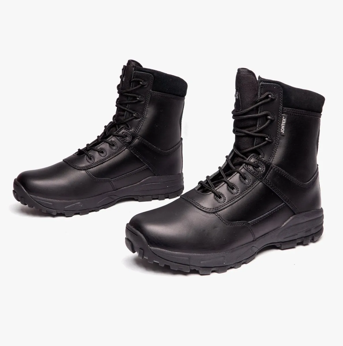 AMBUSH Unisex Leather Work Boots Black