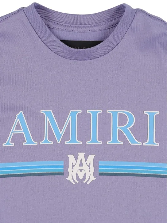 Amiri   Logo print cotton jersey t-shirt 