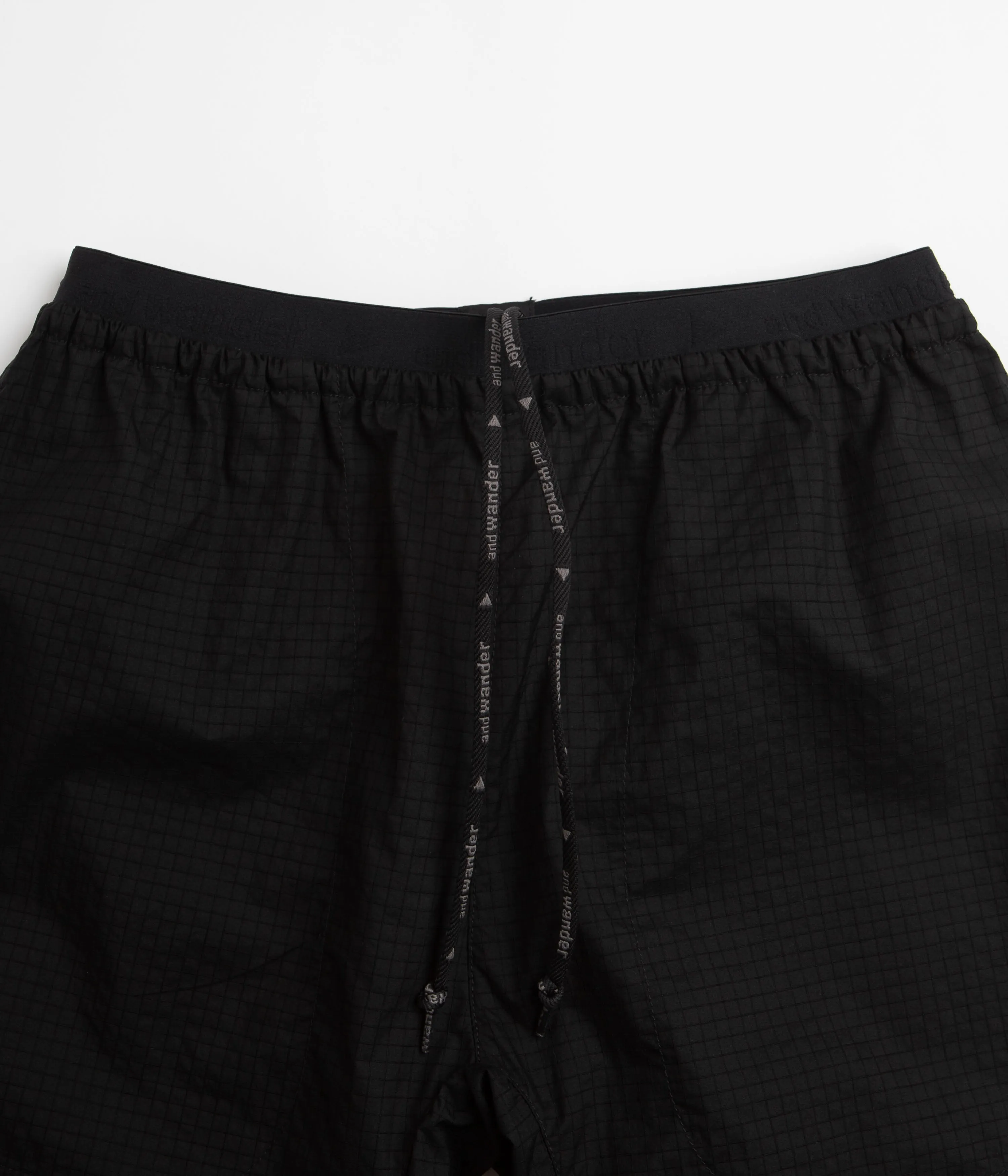 and wander Breath Rip Light Pants - Black