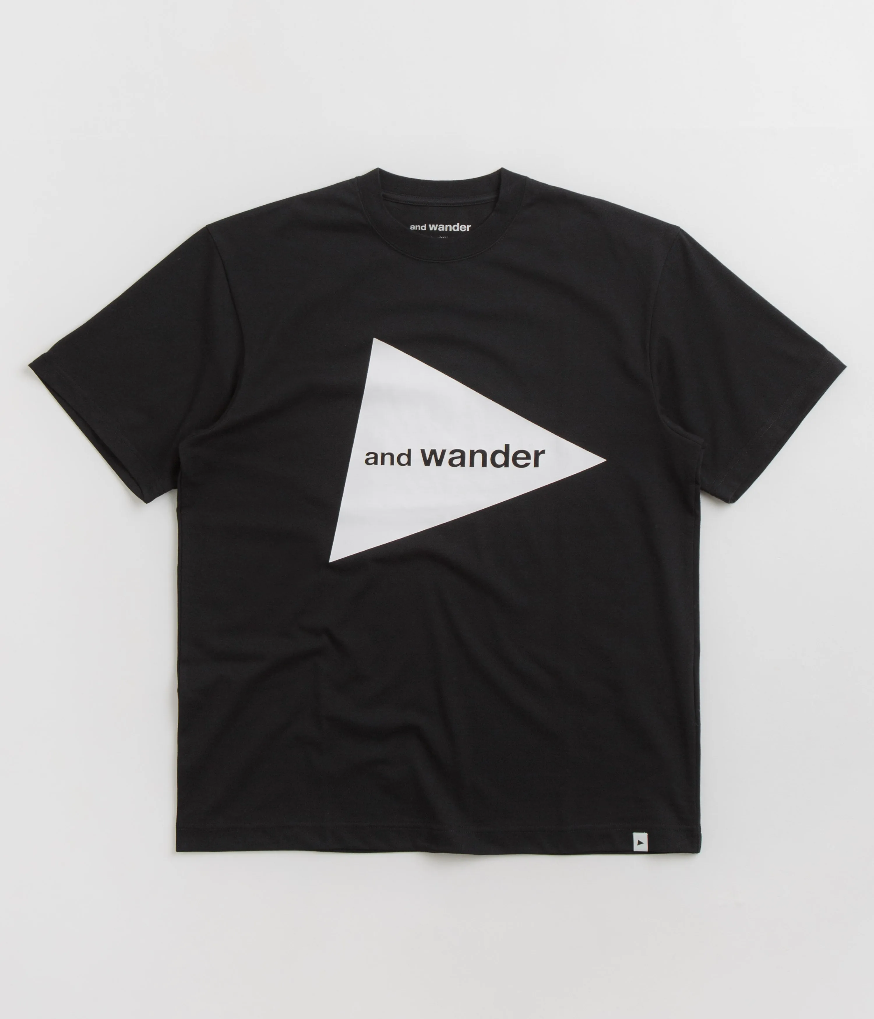 and wander Logo T-Shirt - Black