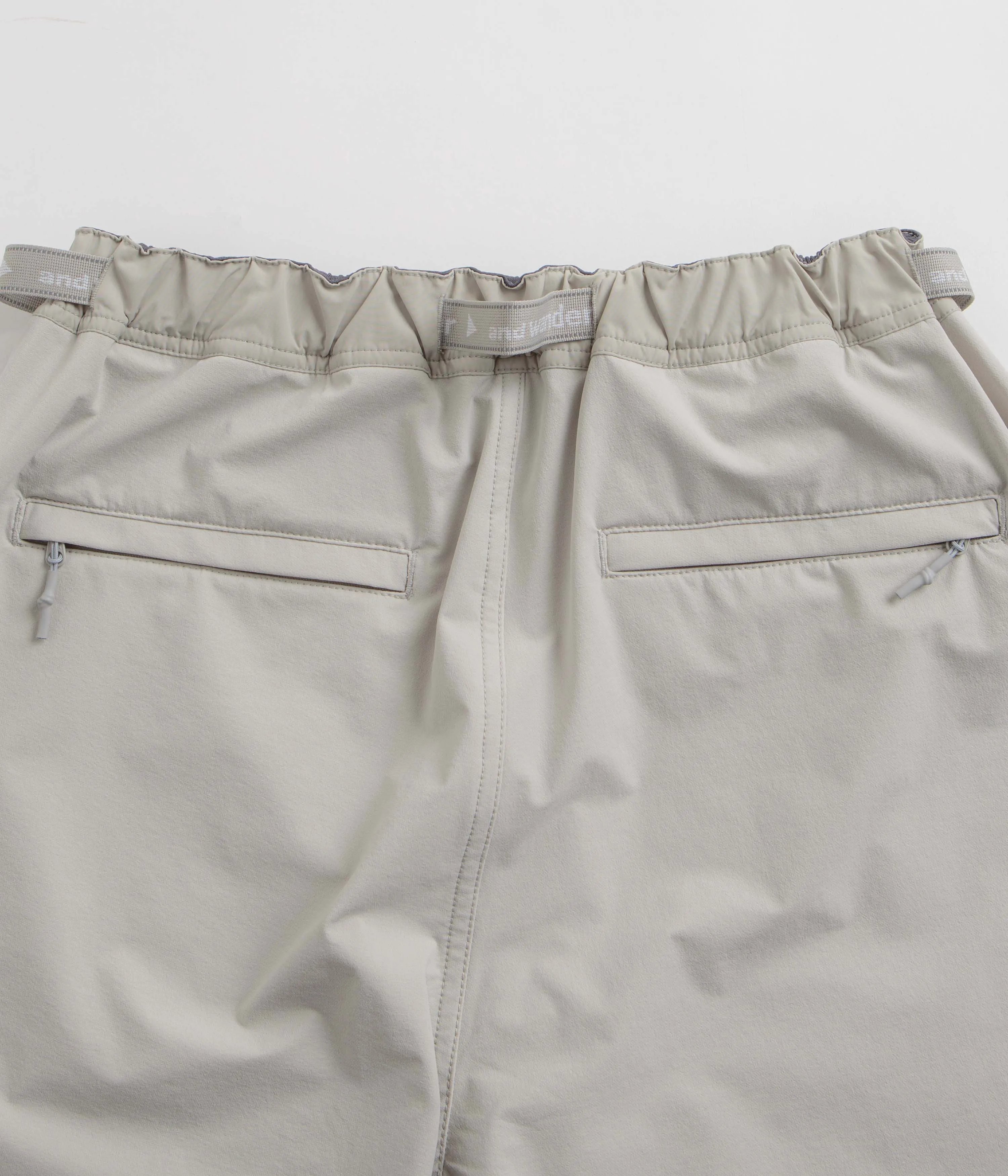 and wander Trek Shorts - Light Grey