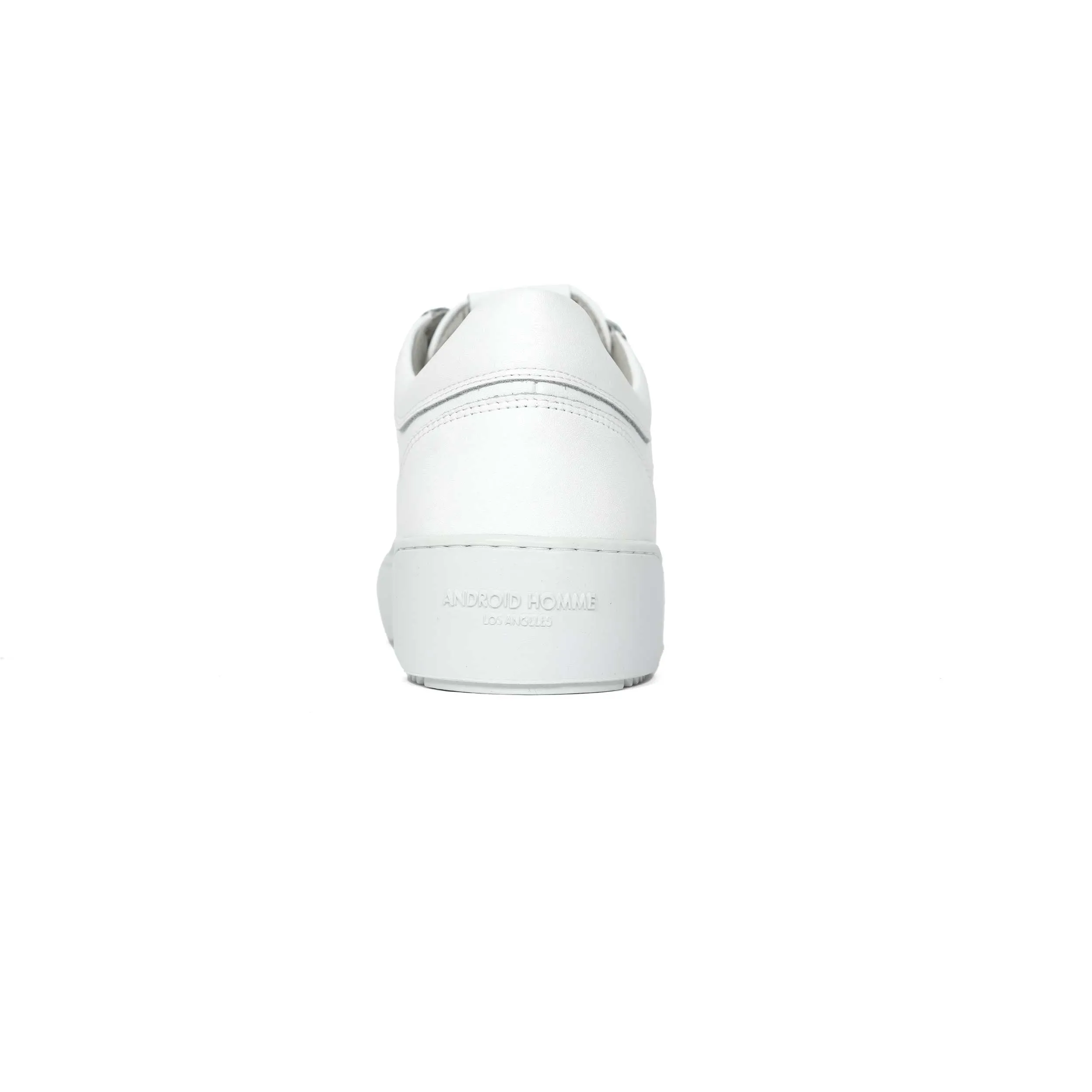 Android Homme Venice Trainer in White Caiman Croc