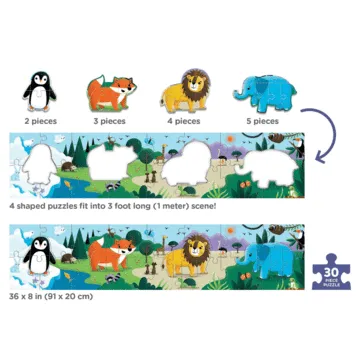 Animals of the World My Very Long Puzzle