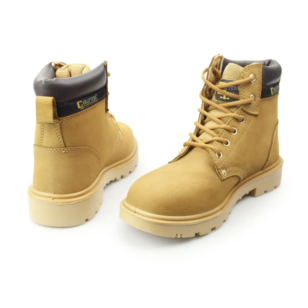 APPRENTICE Unisex Safety Boots Honey