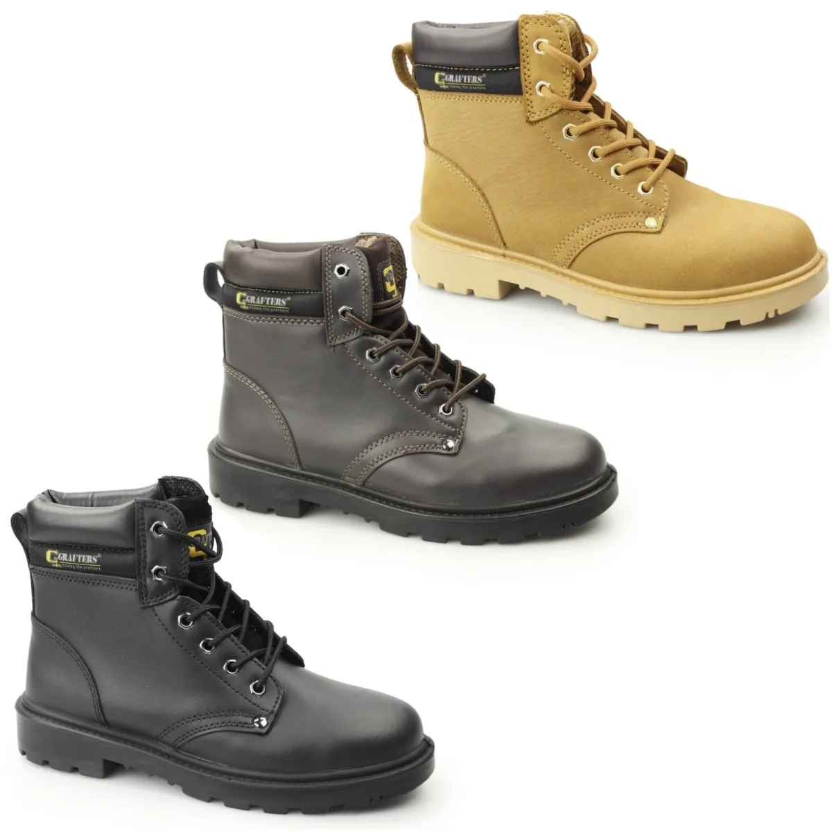 APPRENTICE Unisex Safety Boots Honey