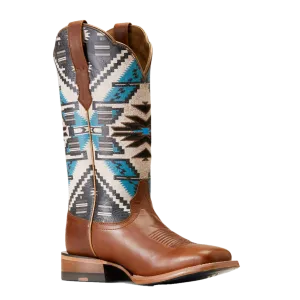 Ariat Ladies Frontier Chimayo Dark Chocolate Square Toe Western Boots 10047050