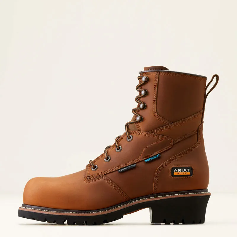 Ariat Men's Logger Shock Shield Waterproof Work Boot