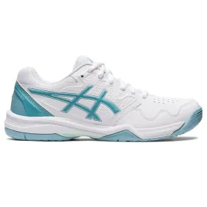 Asics Gel-Dedicate 7 Tennis Shoes (Ladies) - White/Smoke Blue