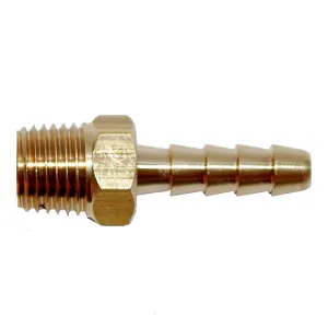 Attwood Universal Brass Fuel Hose Fitting - 1/4" NPT x 3/8" Barb [14540-6]